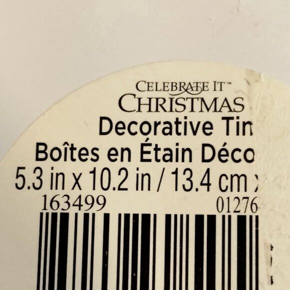 Snowman Decorative Tin Stacked 3 Canisters Celebrate It Christmas - Picture 8 of 10